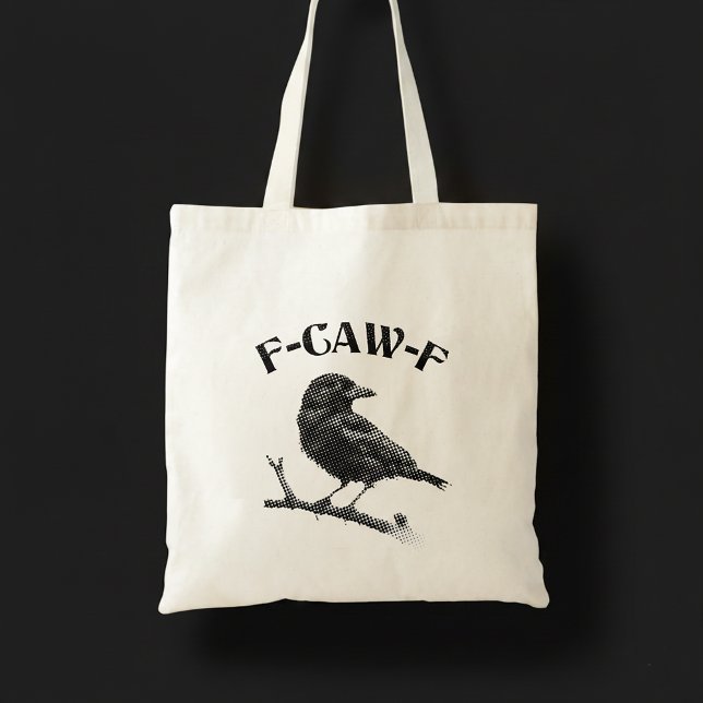 Tote Bag Halloween F-CAW-F du Corbeau (Créateur téléchargé)
