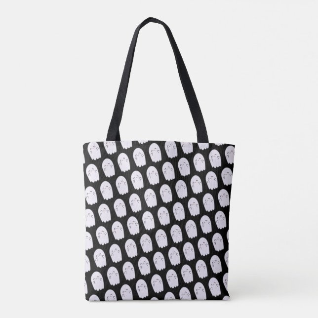 Tote Bag Halloween fantôme mignon (Dos)