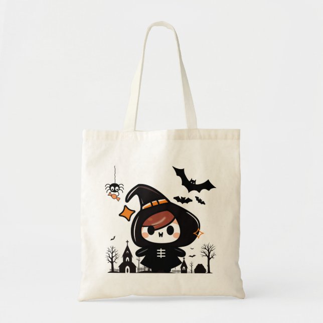 Tote Bag Halloween Fourre-tout Cute (Devant)