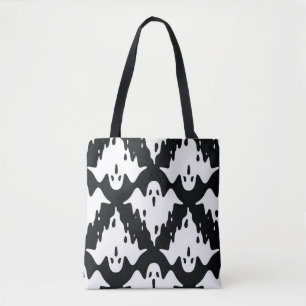 Tote Bag Halloween Ghost Éffrayant Motif sans couture
