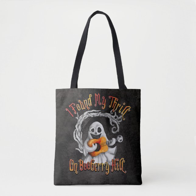 Tote Bag Halloween Guitare fantôme Booberry Hill (Devant)