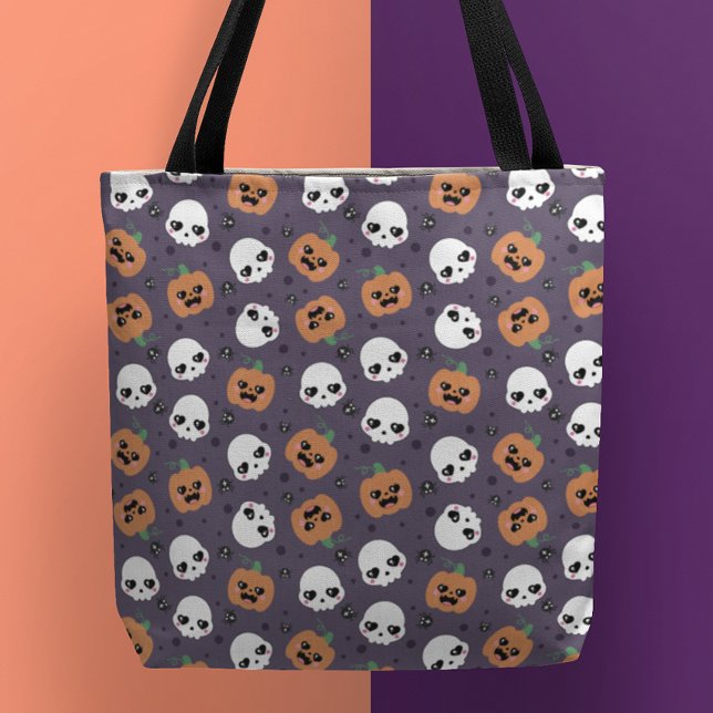 Tote Bag Halloween Kawaii Motif (Créateur téléchargé)