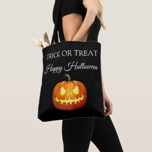 Tote Bag Halloween mignon effrayant Éffrayant Citrouille mo