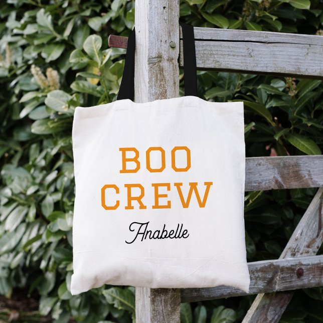 Tote Bag Halloween monogramme de l'équipage de bateau (Créateur téléchargé)