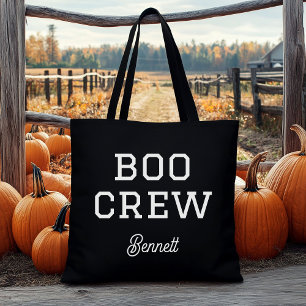 Tote Bag Halloween monogramme de l'équipage de bateau