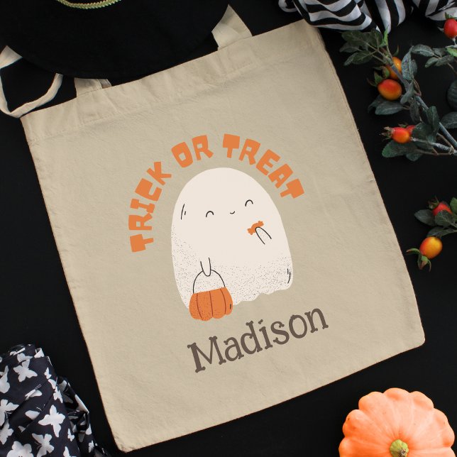 Tote Bag Halloween personnalisé fantôme (Créateur téléchargé)