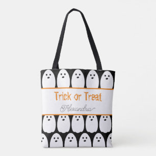Tote Bag Halloween Personnalisé Ghosts mignon Trick ou trai