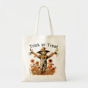 Tote Bag Halloween Scarecrow Trou ou traitement