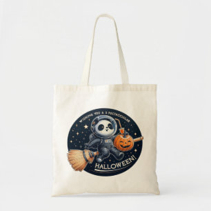 Tote Bag Halloween spectaculaire avec un panda bambou comme