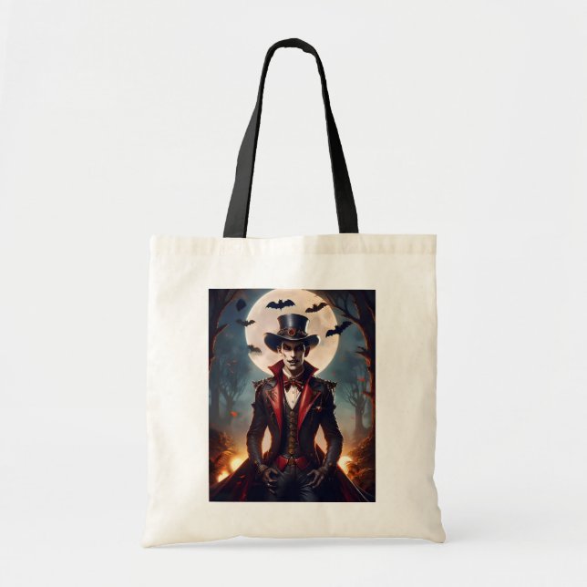 Tote Bag Halloween Steampunk Vampire Zombie (Devant)