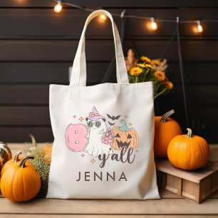 Tote Bag Halloween Super Boo y'all