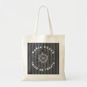 Tote Bag Halloween Trick or Treat Éffrayant Spider Web