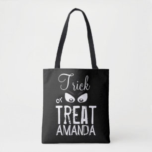 Tote Bag Halloween Trick Ou Traiter Simple Effet Fantôme