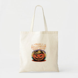 Tote Bag Halloween Trumpkin Design