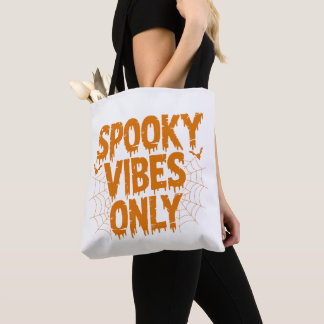 Tote Bag Halloween Vibes Sombres Uniquement