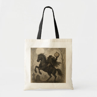 Tote Bag Halloween vintage/gothique sans tête/automne