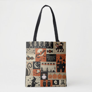 Tote Bag Halloween vintage, nostalgie d'Halloween