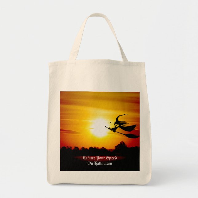 Tote Bag Halloween Witch (Devant)
