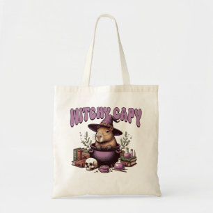 Tote Bag Halloween Witchy Capy