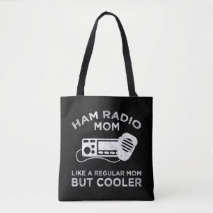 Tote Bag Ham Radio Maman - Comme Une Maman Régulière Mais G