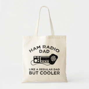 Tote Bag Ham Radio Papa - Comme Un Père Régulier Mais Glaci