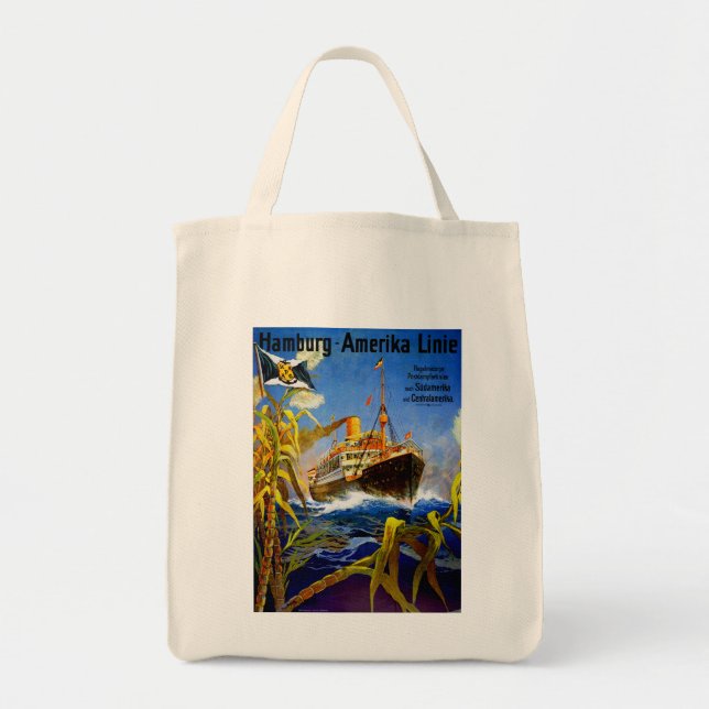 Tote Bag Hamburg America to South America (Devant)