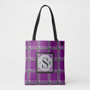 Tote Bag HAMbyWG - Nom personnalisé et tatan monogramme