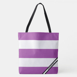 Tote Bag HAMbyWG-Sac fourre-tout - LG Violet & White W Logo