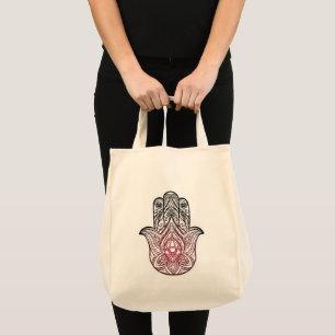 Tote Bag Hamsa avec motif boho
