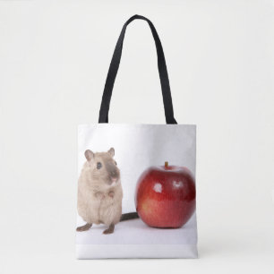 Tote Bag Hamster avec Apple Fourre-tout