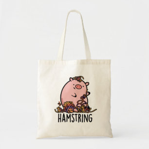 Tote Bag Hamstring Funny Pig Pun
