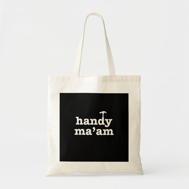 Tote Bag Handy Ma'am Outils Femme Travailleuse d'entretien (Devant)