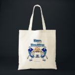 Tote Bag Hanoukka Dancing Dreidels et Jelly Doughnut<br><div class="desc">Vous regardez The Lee Hiller Photography Art and Designs Collection of Home and Office Decor, Apparel, Gifts and Objets de collection. Les designs incluent Lee Hiller Photography et Mixed Media Art numérique Collection. Vous pouvez voir sa photographie de Nature sur http://HikeOurPlanet.com/ et suivre son blog randonnée dans le Parc National...</div>