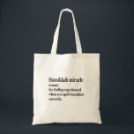 Tote Bag Hanoukka Miracle Funny Chanukah Juif Définition<br><div class="desc">Hanoukka,  juif,  juif,  chanoukah,  dreidel,  cadeau,  anniversaire,  super,  noël,  menorah</div>