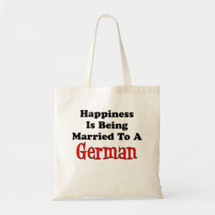 Tote Bag Happiness Being Married To A German
