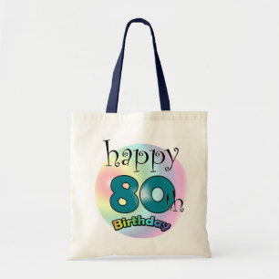 Tote Bag Happy 80th Birthday
