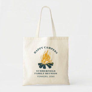 Tote Bag  Happy Campers Camping Family Vacation Trip