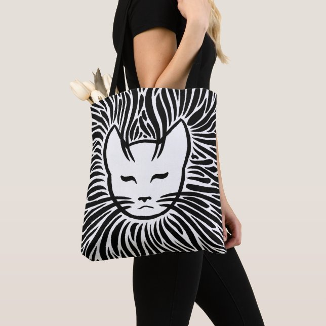 Tote Bag Happy Cat (De près)