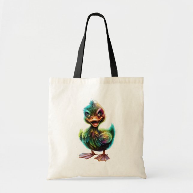 Tote Bag Happy duck. (Devant)