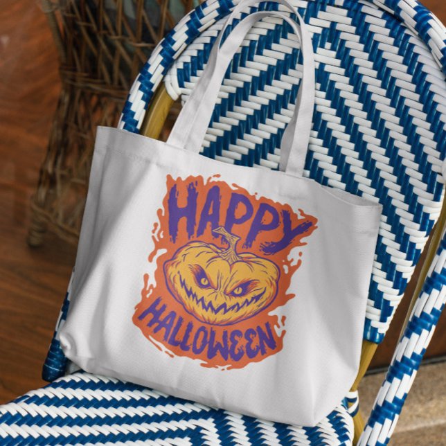 Tote Bag Happy Halloween (Créateur téléchargé)