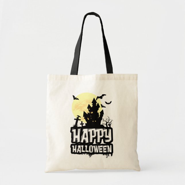 Tote Bag Happy Halloween (Devant)