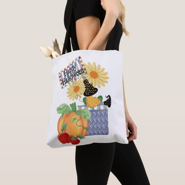 Tote Bag Happy Halloween 3 (De près)