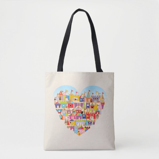Tote Bag Happy Heart Village (Devant)