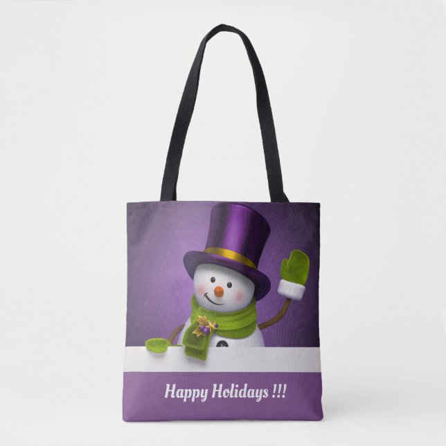 Tote Bag Happy Holidays Sag 1 (Devant)