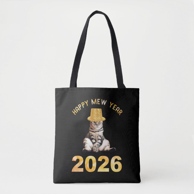 Tote Bag Happy Mew Year 2026 (Devant)