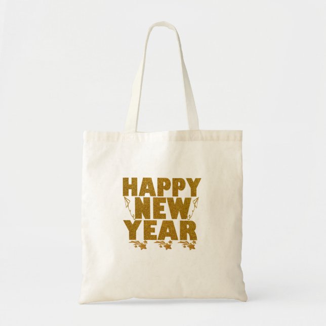 Tote Bag Happy New Year 2026 Matching Family NYE Party (Devant)