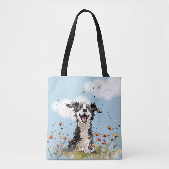 Tote Bag Happy Pup (Devant)