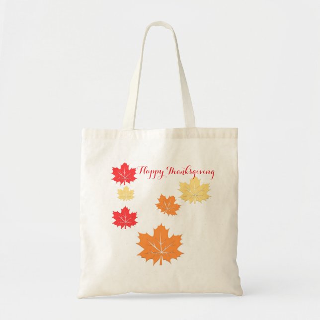 Tote Bag Happy Thanksgiving (Devant)
