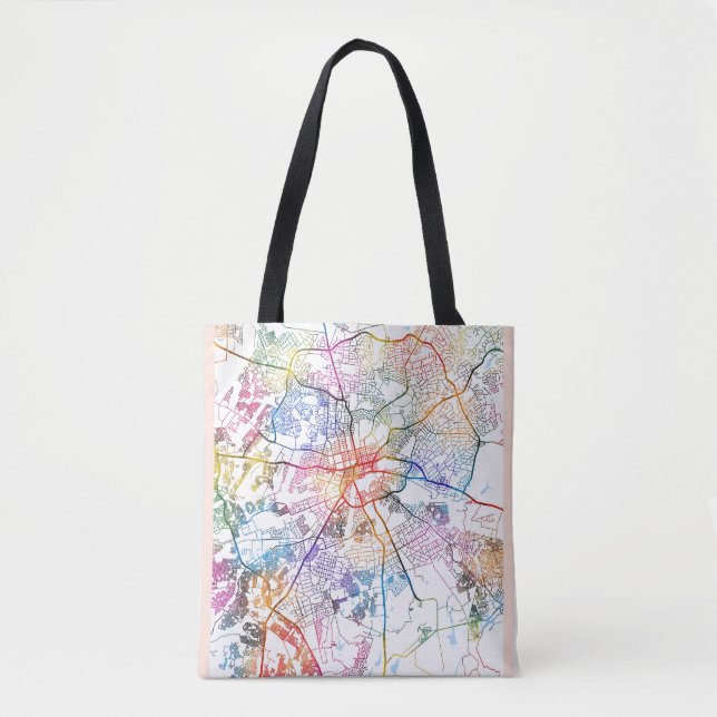 Tote Bag Harare Zimbabwe City Map (Devant)