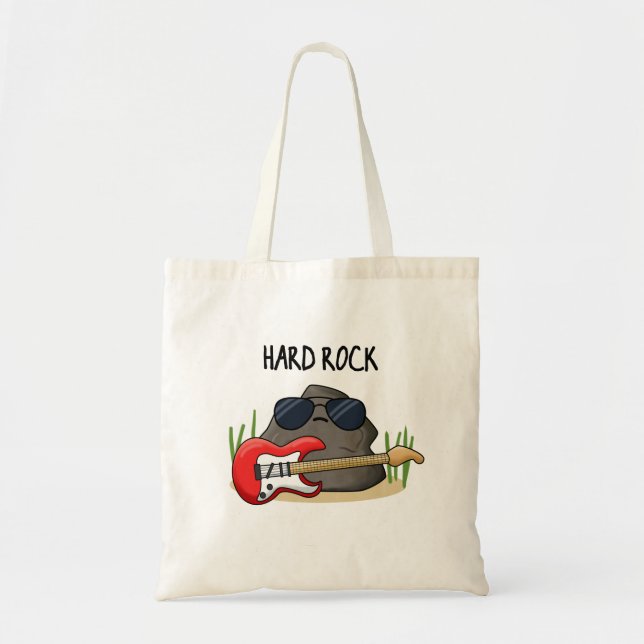 Tote Bag Hard Rock Funny Geology Music Pun (Devant)